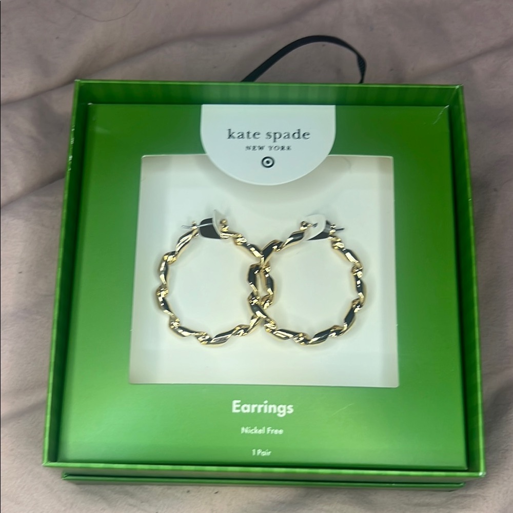 Kate Spade Gold Hoop Earrings